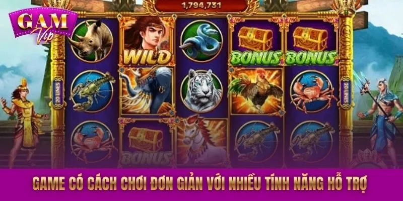 Game có cách chơi đơn giản với nhiều tính năng hỗ trợ