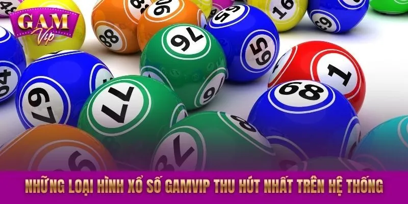Những loại hình xổ số GAMVIP thu hút nhất trên hệ thống