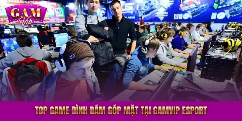Top game đình đám góp mặt tại GAMVIP Esport